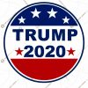 Trump 2020 - American Flag Round