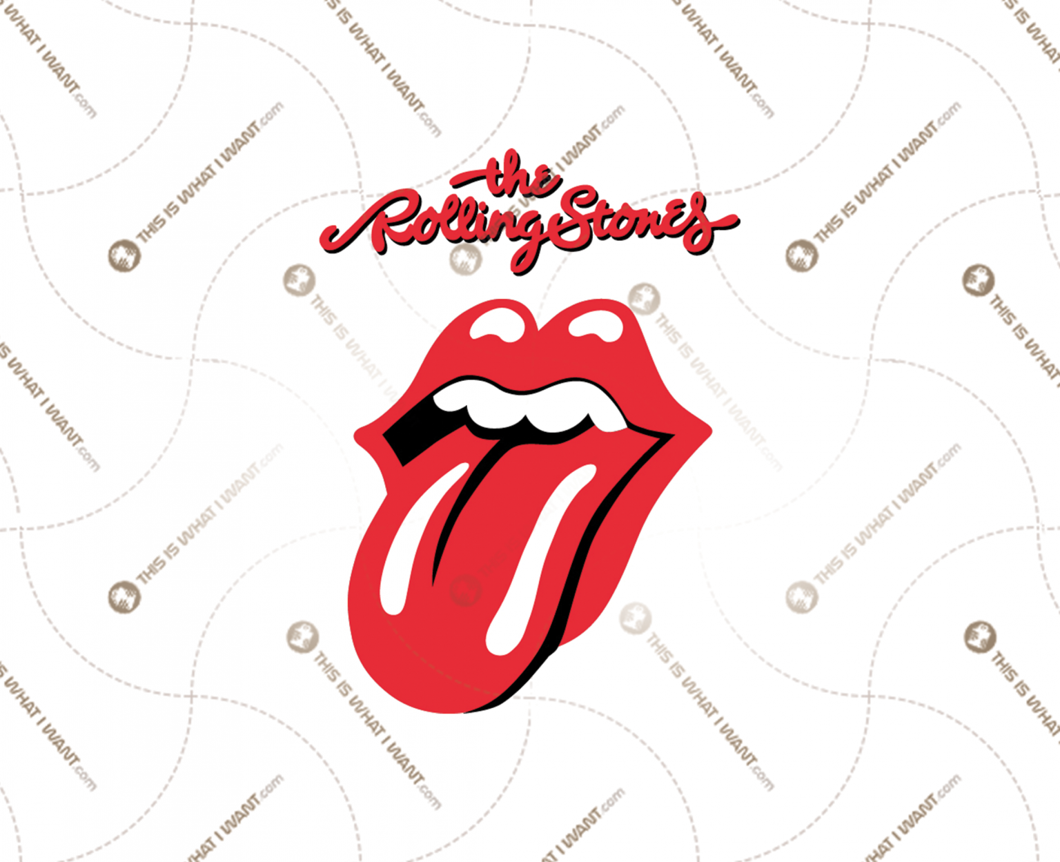 Rolling Stone Logo Inspired Printable Art Design - Original Style With