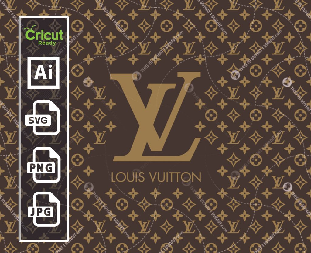 Louis Vuitton Logo + monogram Inspired - Vector Art Design - Hi Quality - This is What I Want