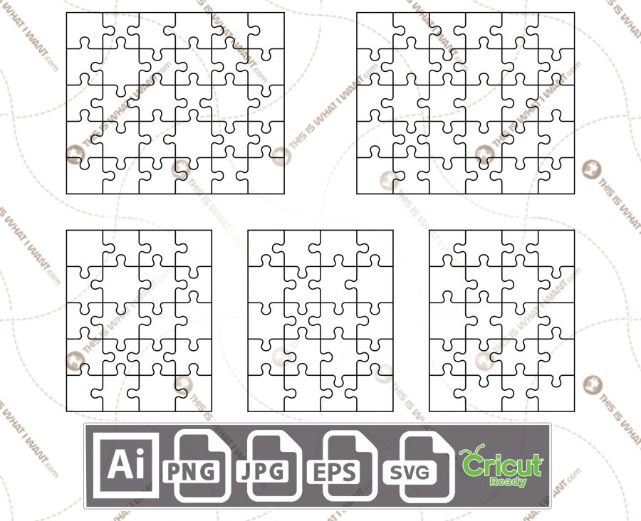 5 Different Jigsaw Puzzles for Custom DIY Creation