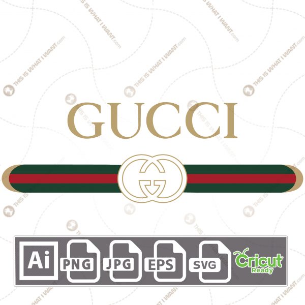 Gucci Inspired printable logo + vector art design hi quality