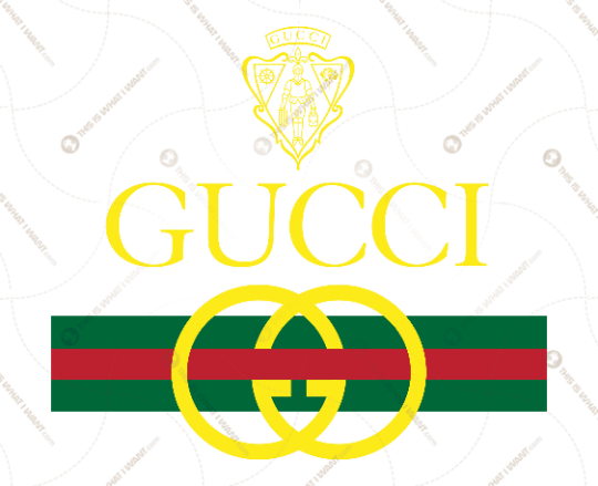 Classic Gucci Inspired Printable logo + Emblem Vector Art Design - Hi Quality