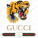 Gucci Inspired printable logo + Tiger vector Vintage Style