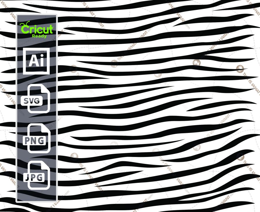 Zebra Pattern Vector Design