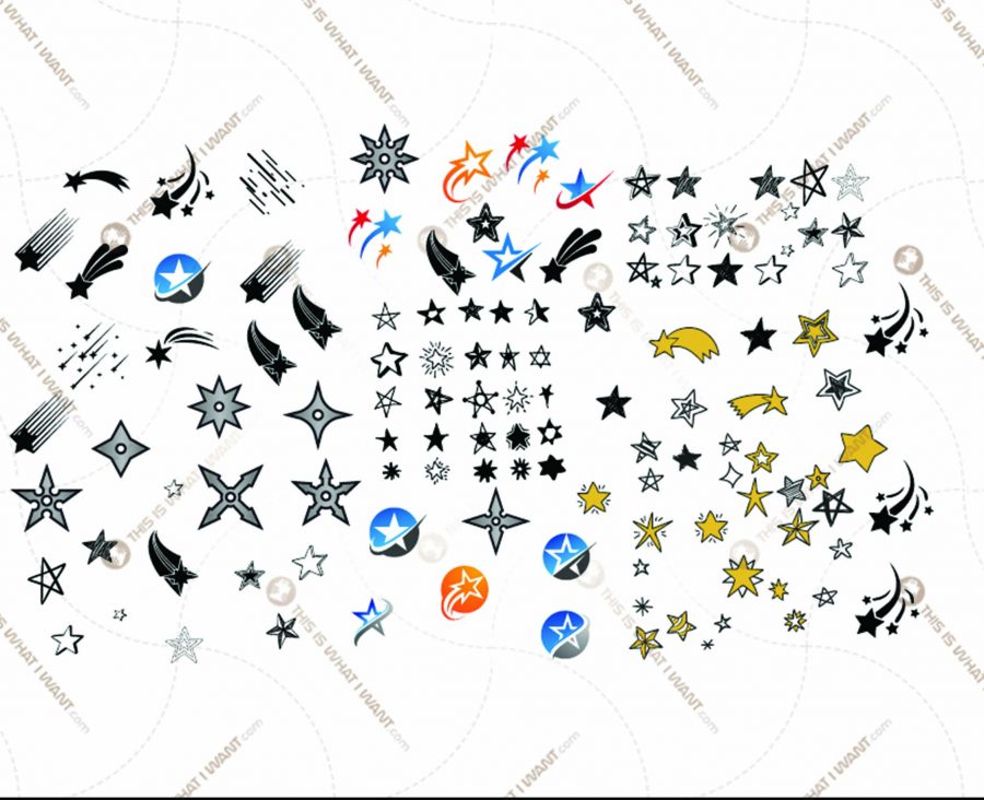 100 Stars SVG Bundle