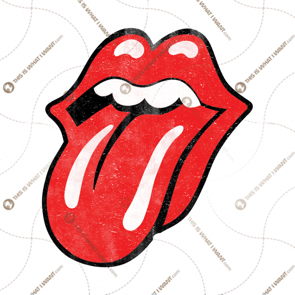 Rolling Stone Logo Inspired Printable Art Design - Original Style - Retro Style - Vector Art Design - Hi Quality