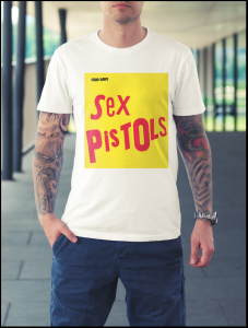 T-shirt Sex_Pistols type Yellow