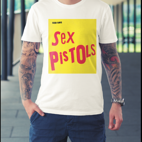 T-shirt Sex_Pistols Yellow